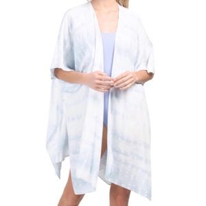 Steve Madden Dust Blue Tie Dye Swimsuit Cover-Up (NWT) (Size: OS)